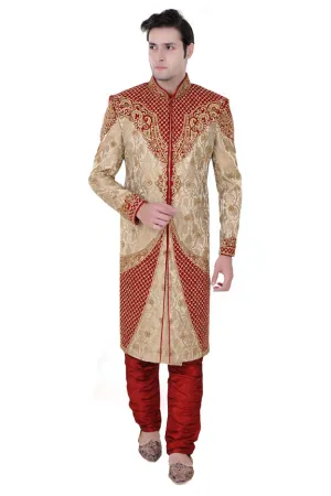 Sherwani (Custom Tailored) - (D.No.-1174)