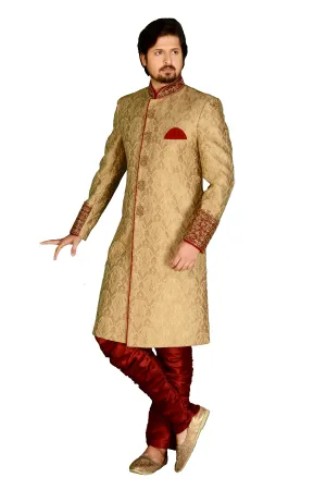 Sherwani (Custom Tailored) - (D.No.-1192)