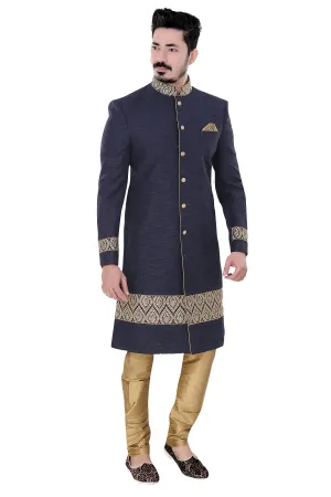 Sherwani (Custom Tailored) - (D.No.-1249)