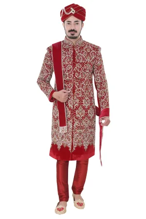 Sherwani (Custom Tailored) - (D.No.-1254)