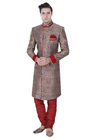 Sherwani (Custom Tailored) - (D.No.-6030)