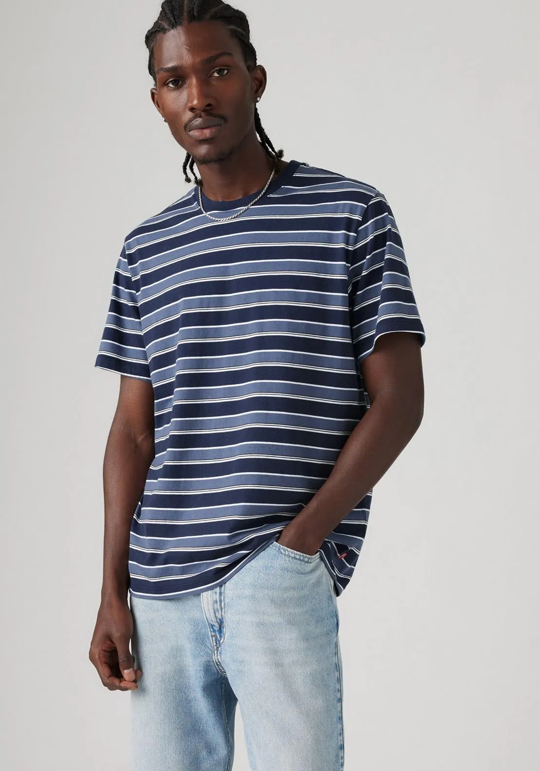 Shirt 'The Essential' - Caicos Stripe Navy B