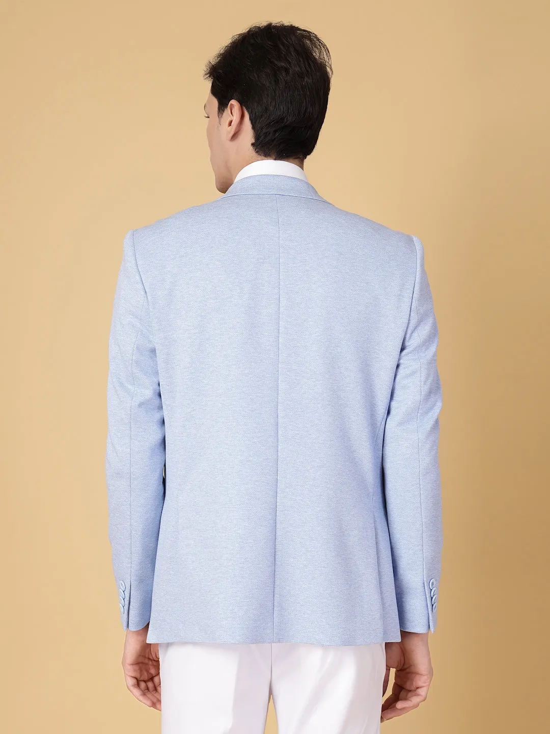 Sky Blue Uncrushable Structured Jacket