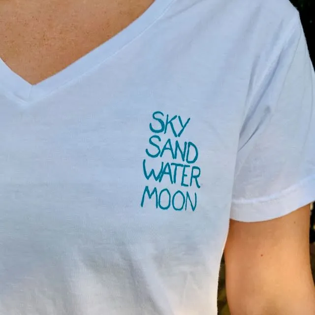 Sky Sand Water Moon, Ladies T-shirt