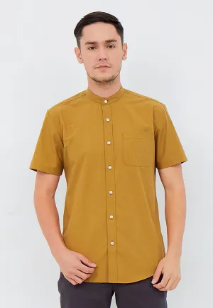 Slim Fit Stand Up Collar Shirt