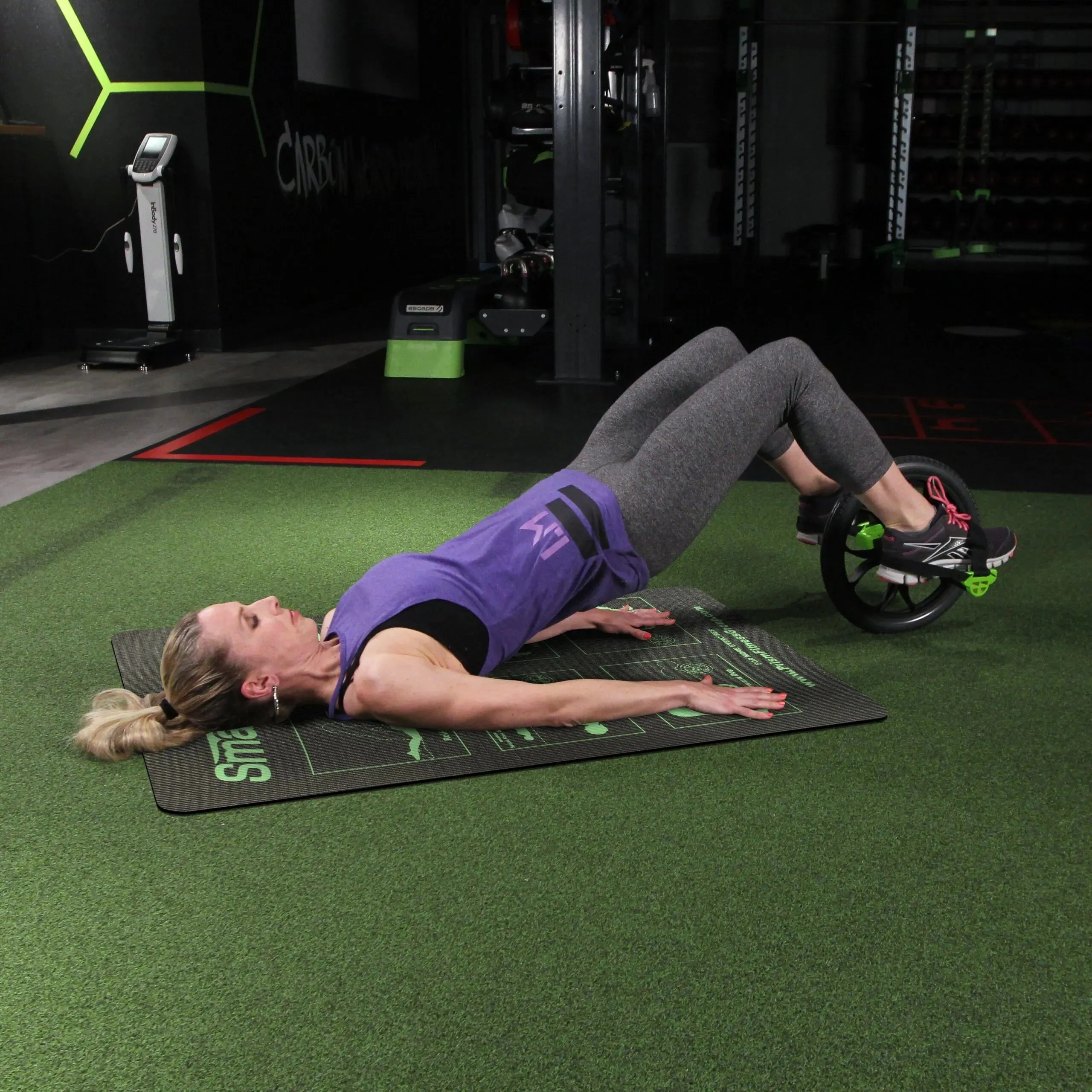 Smart Core Ab Wheel With Mat