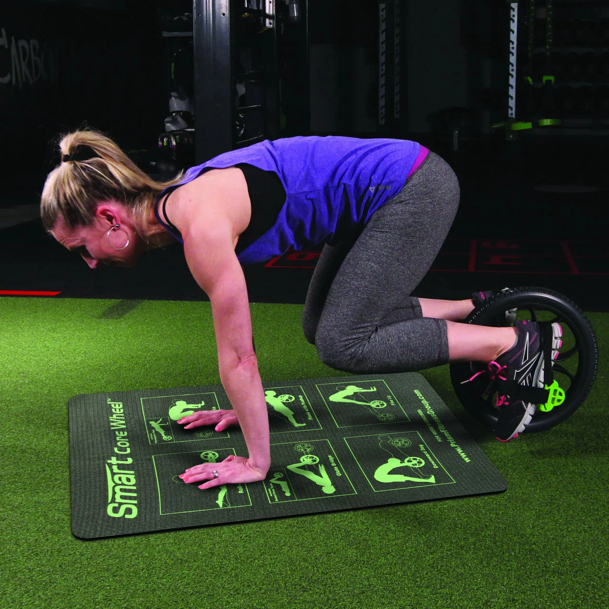 Smart Core Ab Wheel With Mat