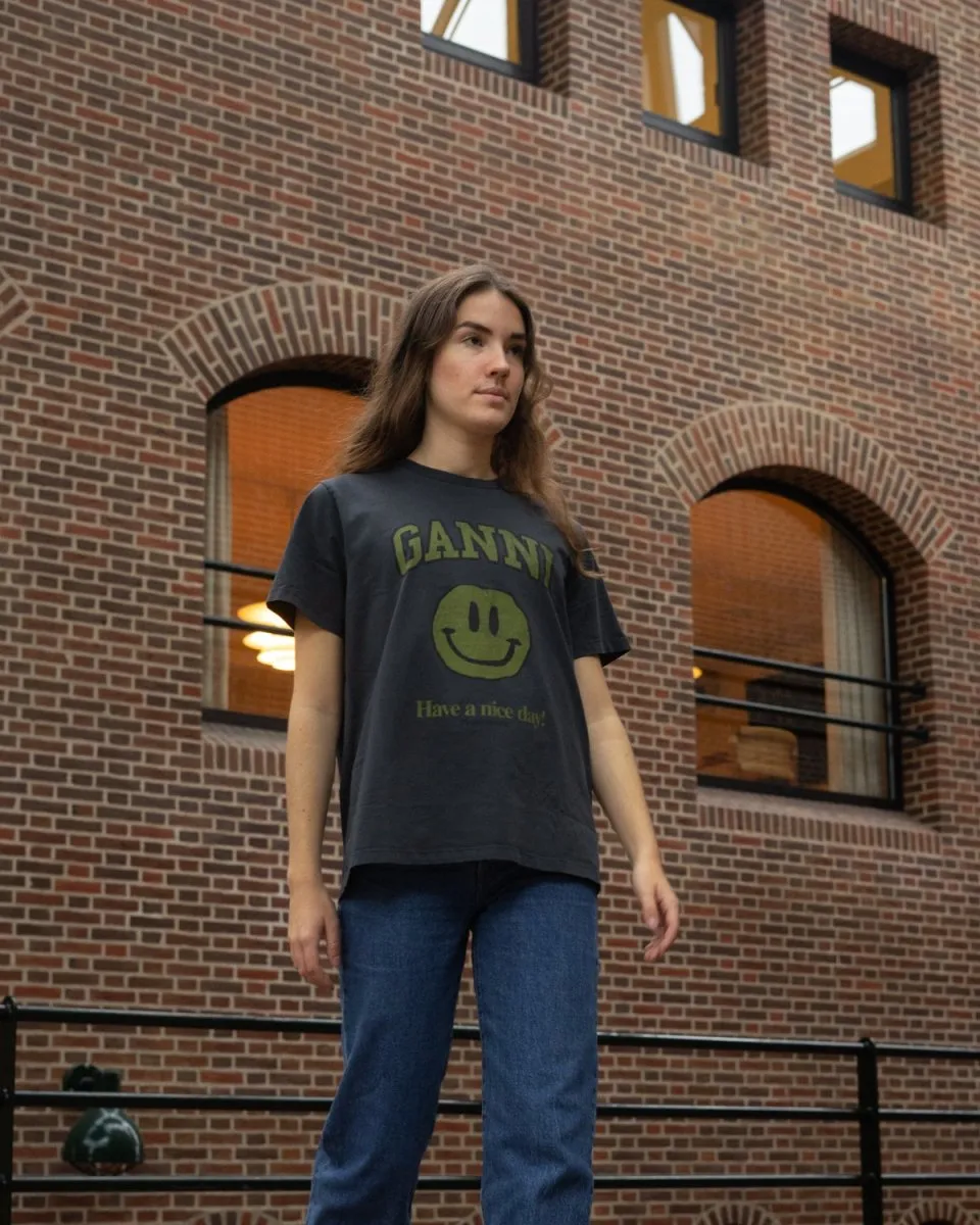 Smiley T-shirt - Phantom