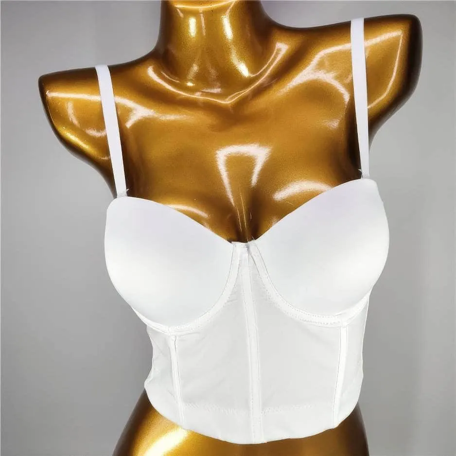 Solid Color Bustier Cami Top Bralette