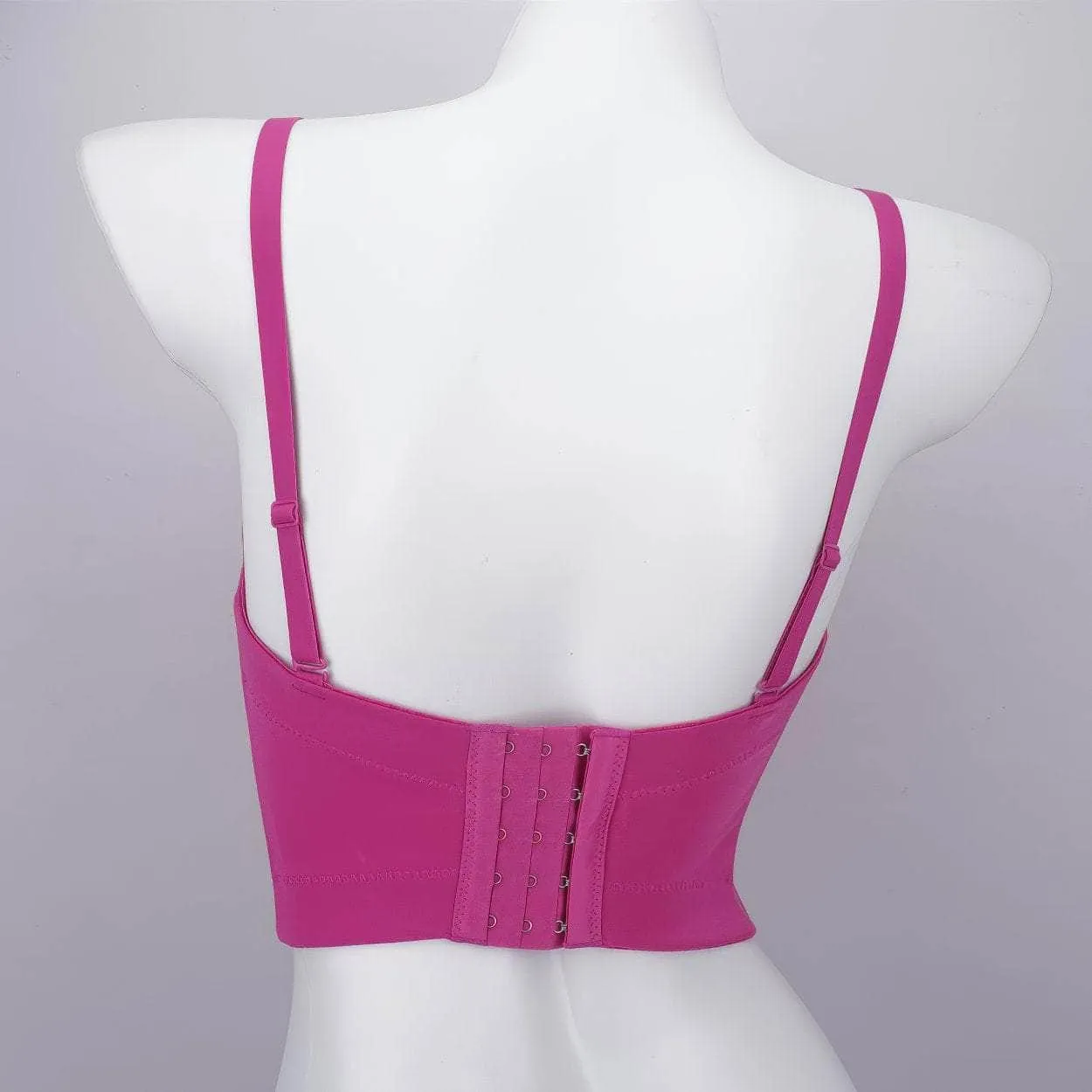 Solid Color Bustier Cami Top Bralette