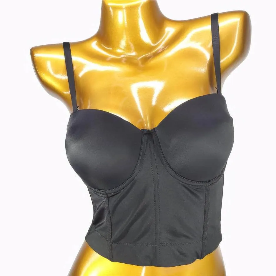 Solid Color Bustier Cami Top Bralette