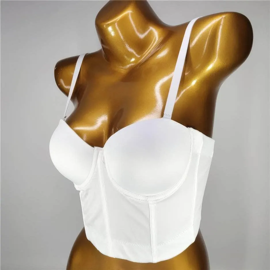 Solid Color Bustier Cami Top Bralette