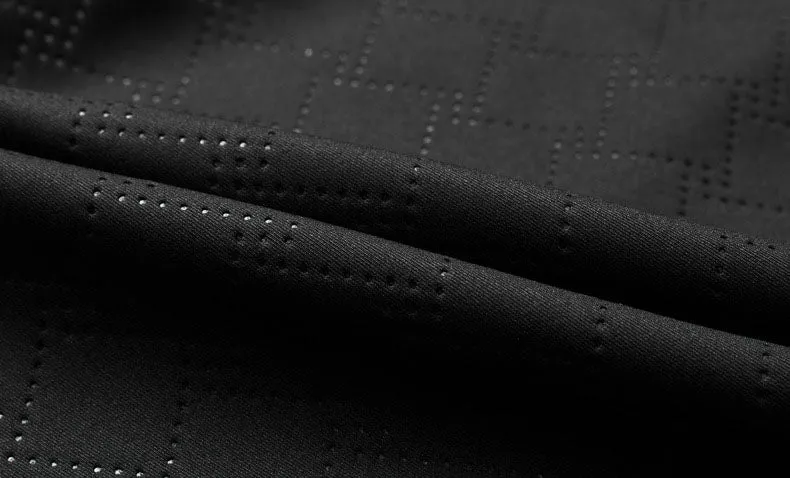 Solid Color Water-Resistant Track Jacket with Hood