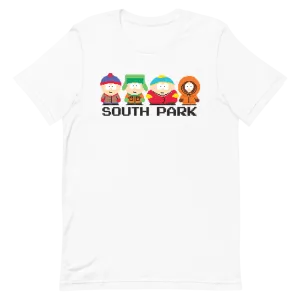 South Park 8-Bit Characters Adult Short Sleeve T-Shirt