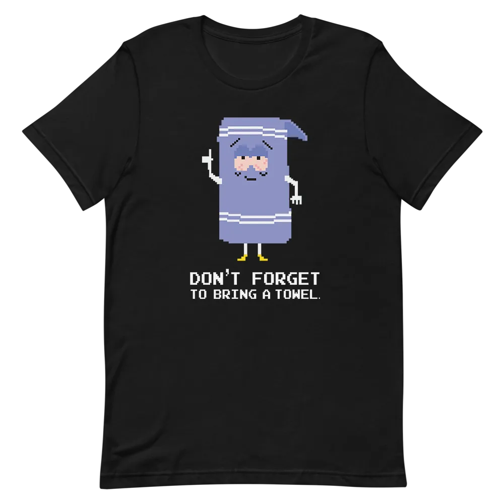 South Park 8-Bit Towelie Bring a Towel Adult Short Sleeve T-Shirt