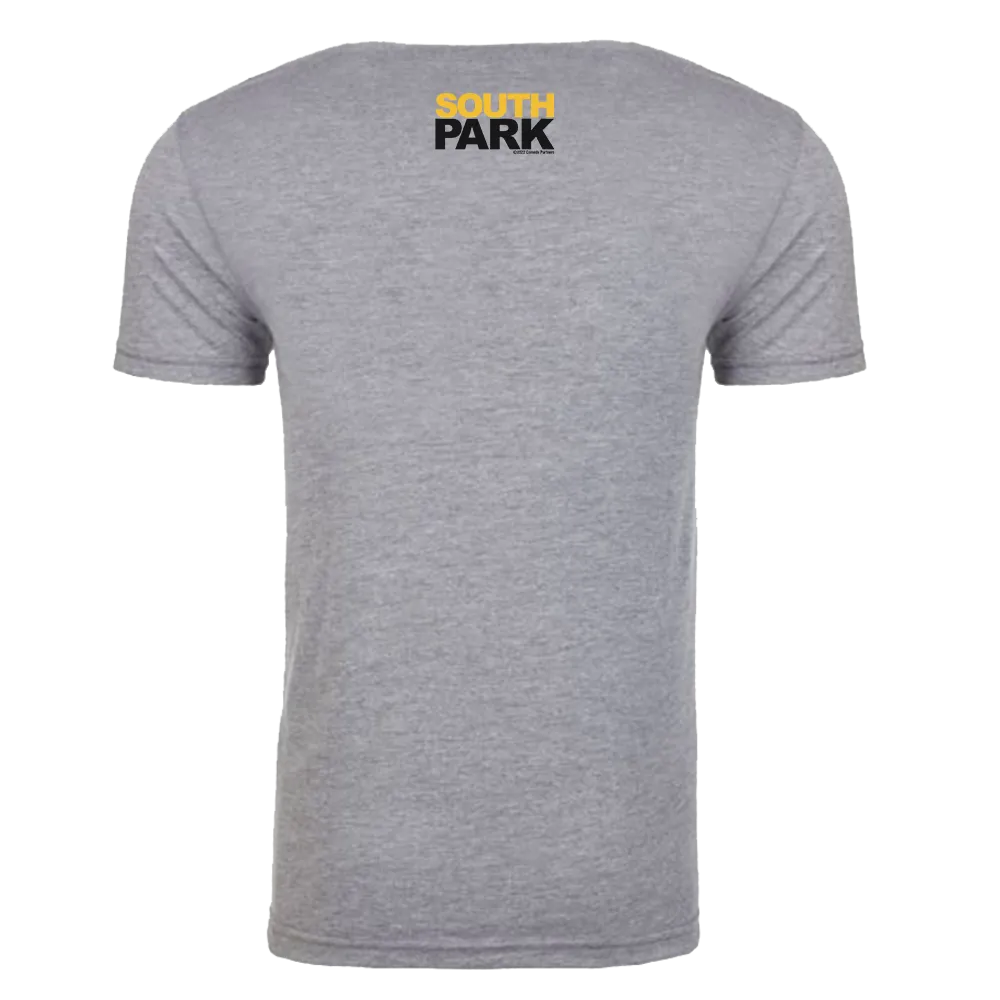 South Park Cartman Magazine and a Toilet Adult Short Sleeve T-Shirt