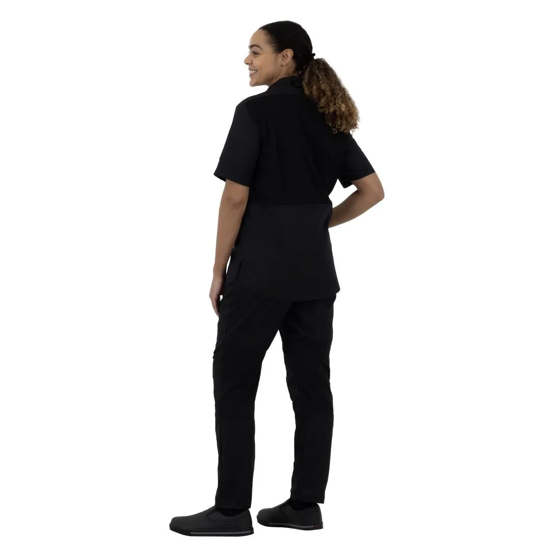 Southside Harlem Short Sleeve Chef Jacket Black S