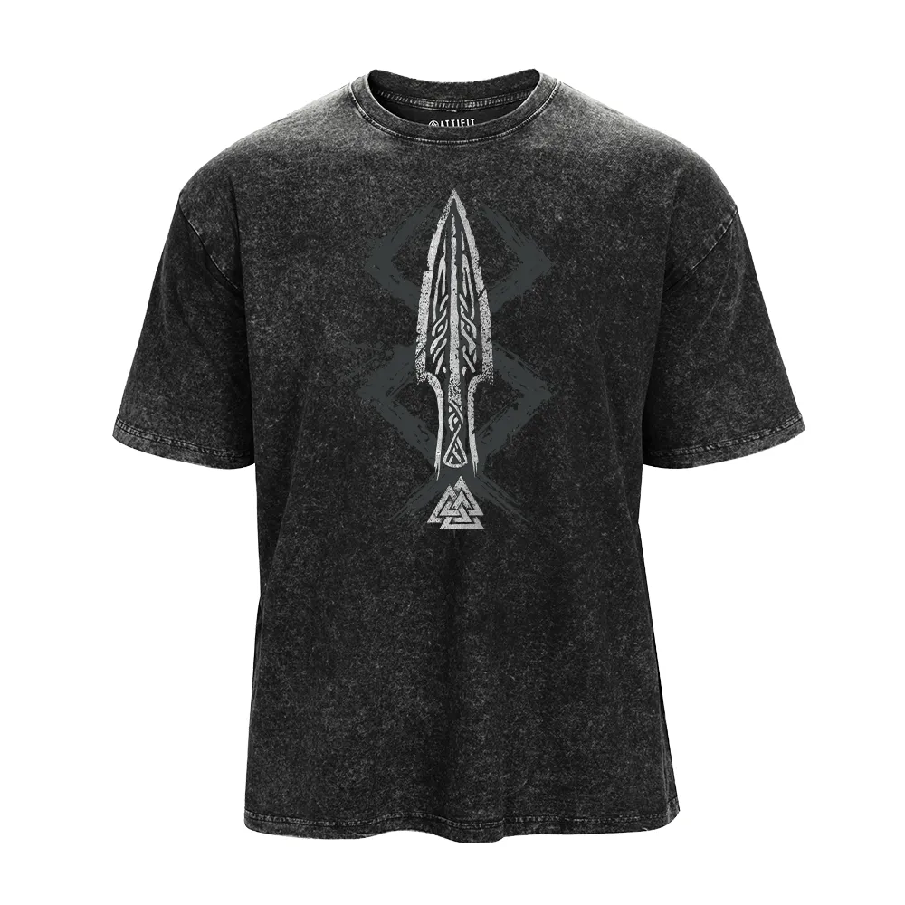 Spear of Odin Washed T-Shirt