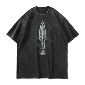 Spear of Odin Washed T-Shirt