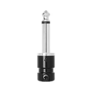SQUARE PLUG CABLES SPS4 Short Body Connector - BLACK