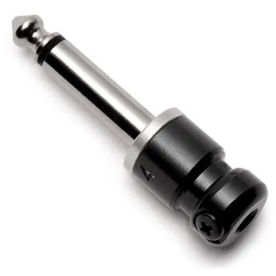 SQUARE PLUG CABLES SPS4 Short Body Connector - BLACK