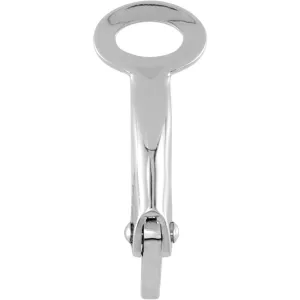 Sterling Silver Omega Clip Back