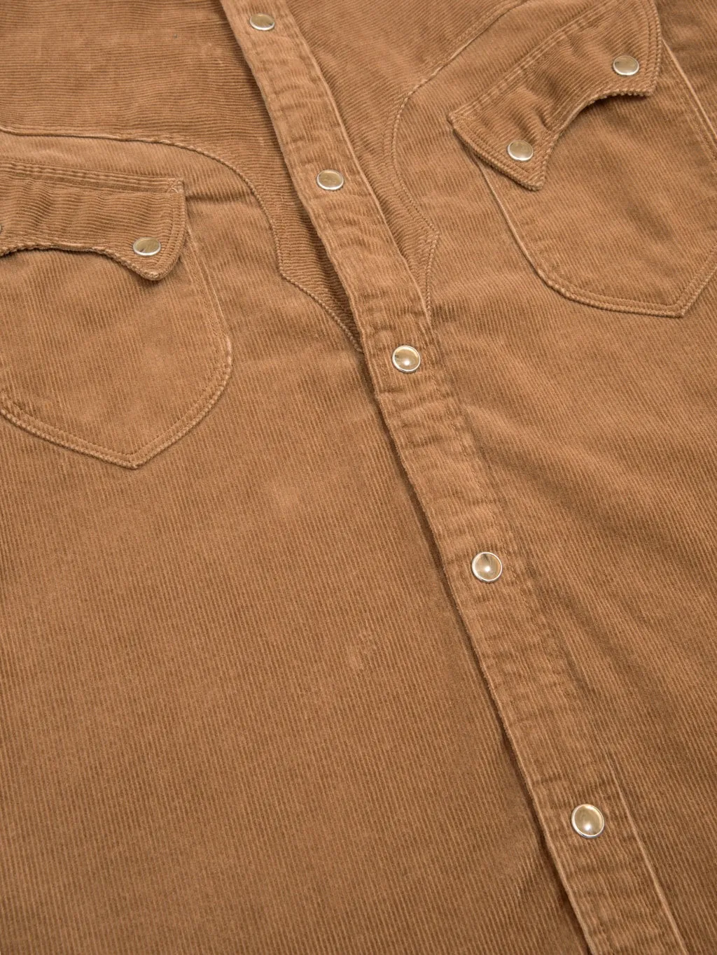 Stevenson Overall Co. Cody Shirt Beige Corduroy