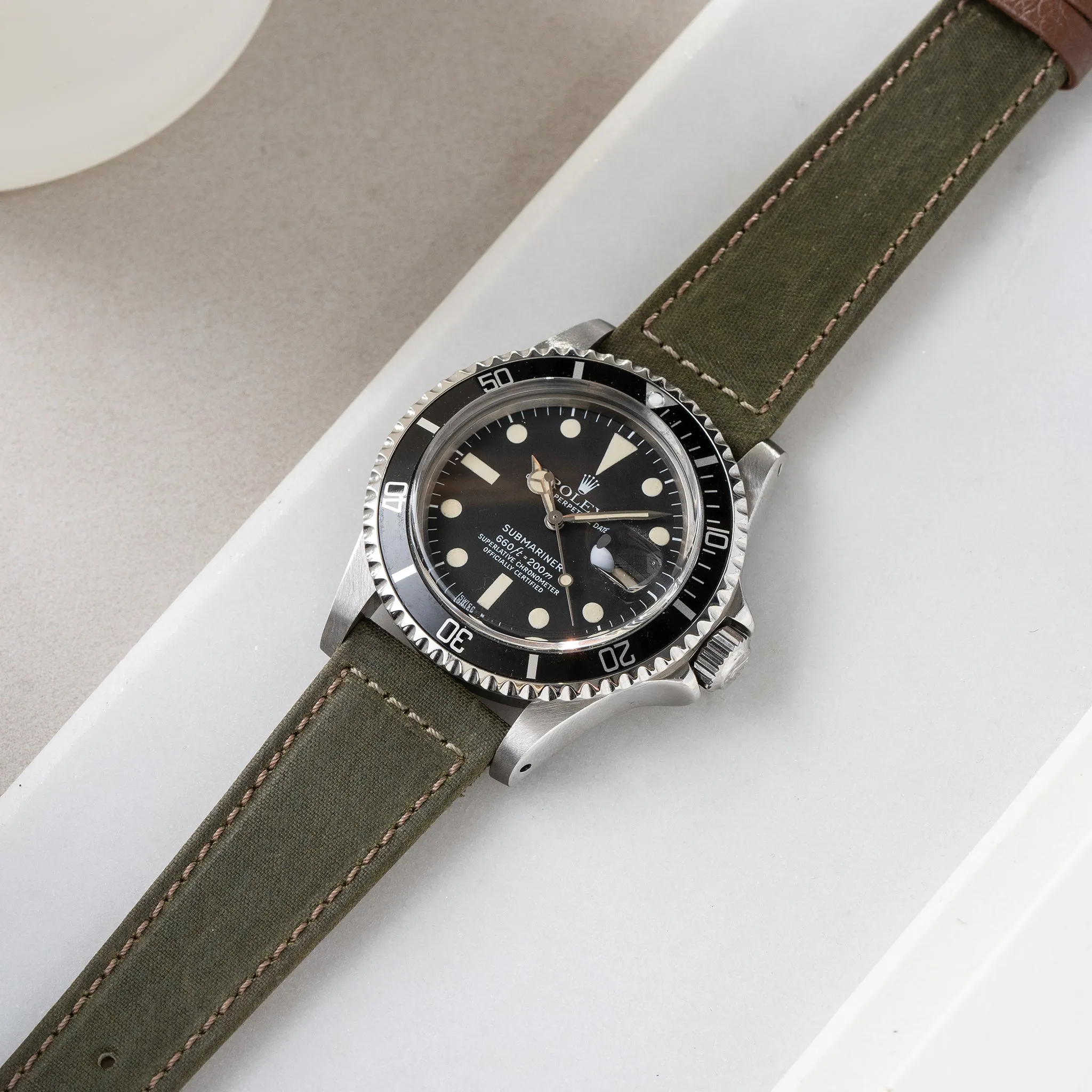 Strap for Rolex Submariner 5513 & 1680 - Vintage Barbour Fabric