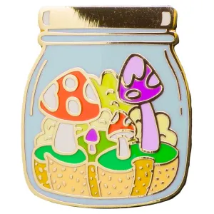 Strike Gently Co Mushroom Jar Pin