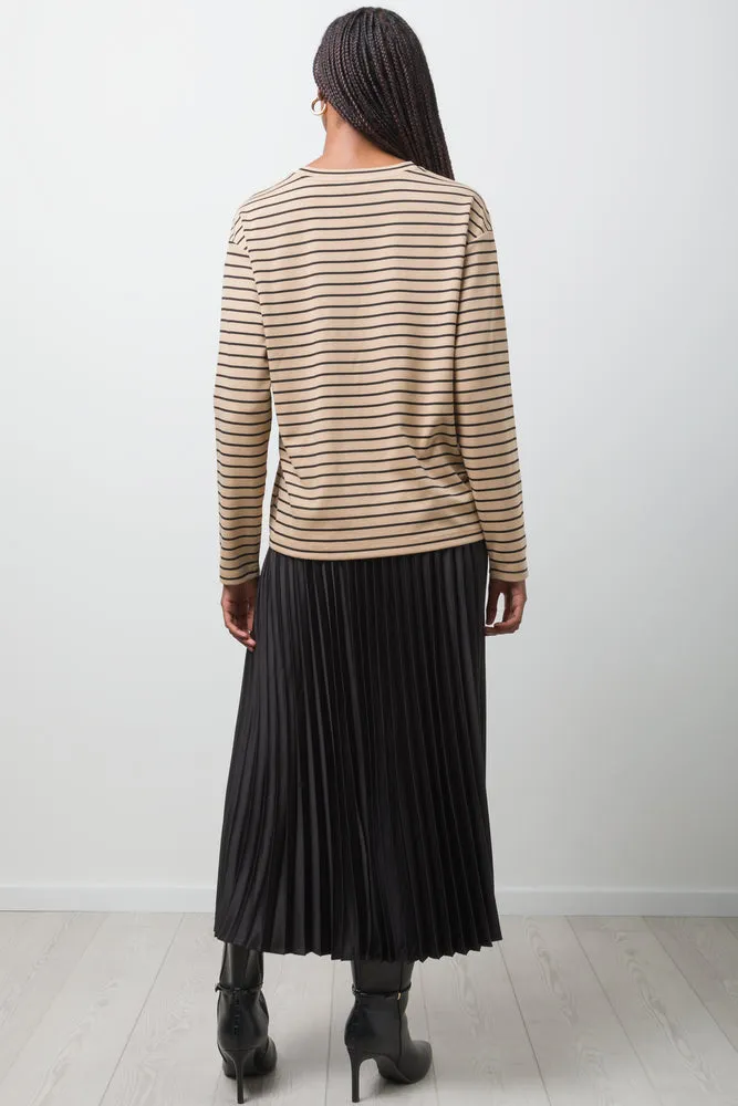 Stripe Top Natural