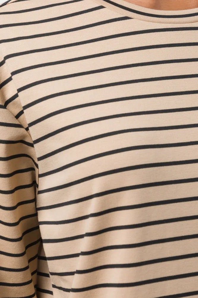 Stripe Top Natural