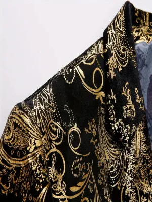 Stylish and elegant men's blazer in baroque pattern