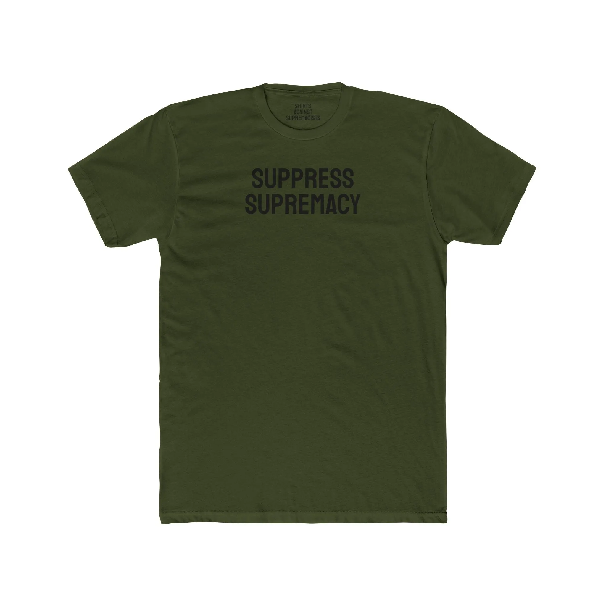 Suppress Supremacy - Unisex Cotton Crew Tee