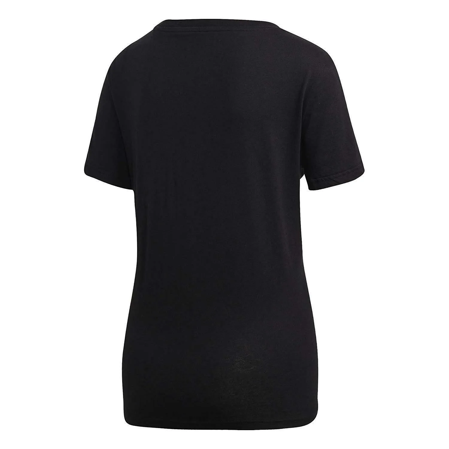 T SHIRT ADIDAS MAGLIA DONNA FITNESS NERA LOGO BIANCO