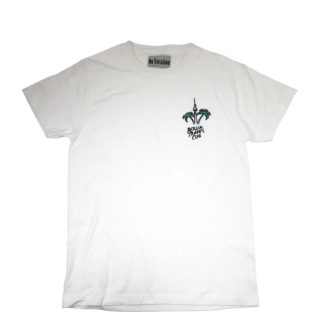 T-Shirt “Berlin Palms” - white