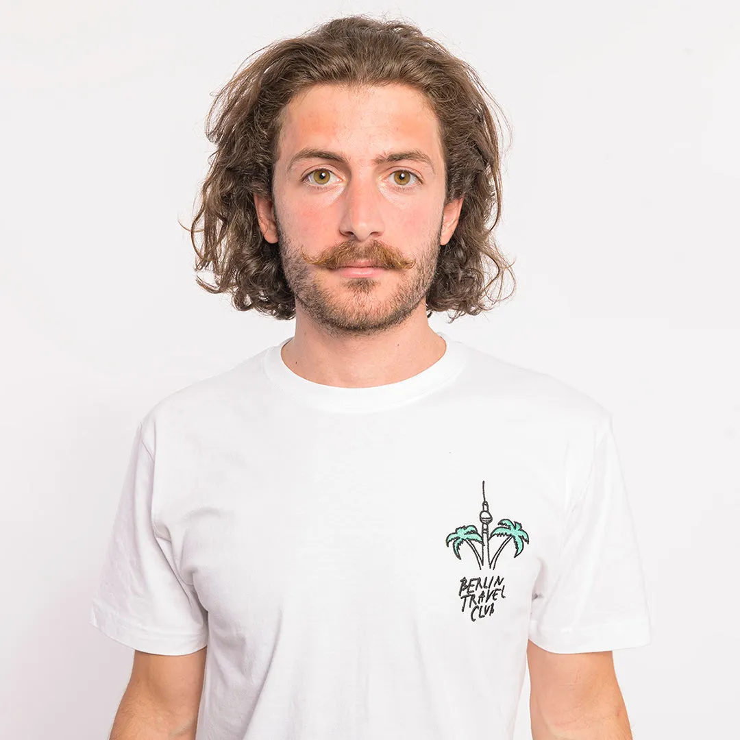 T-Shirt “Berlin Palms” - white