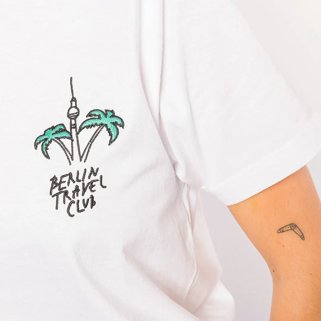 T-Shirt “Berlin Palms” - white