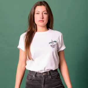 T-Shirt “Berlin Palms” - white