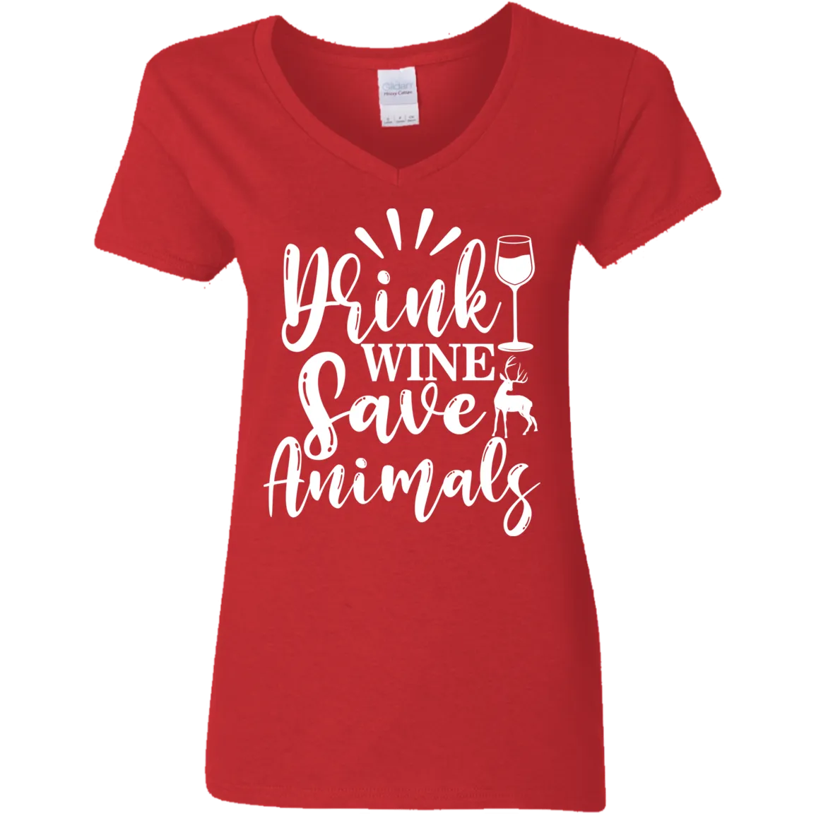 T-Shirt Ladies V-Neck DWSA LT