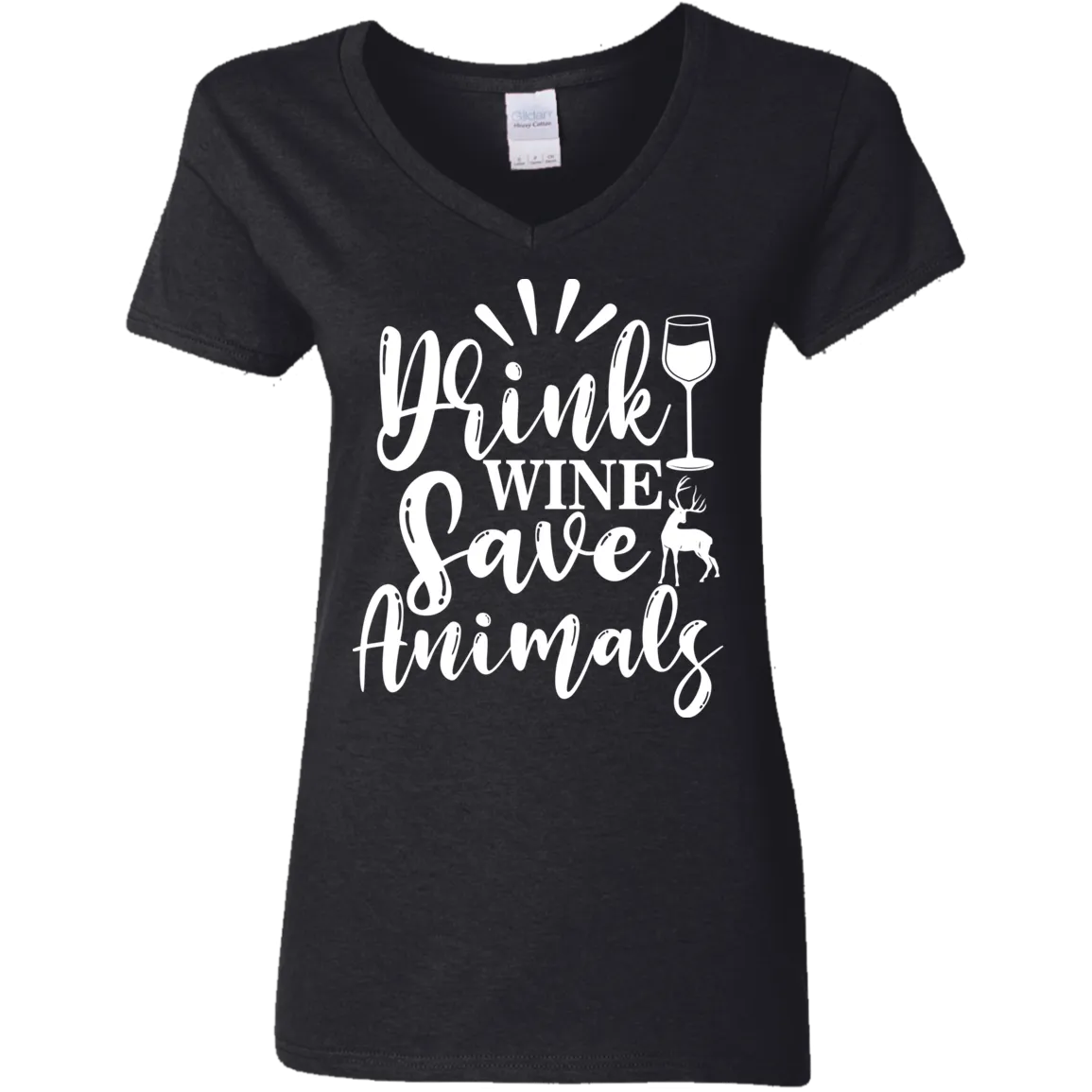 T-Shirt Ladies V-Neck DWSA LT
