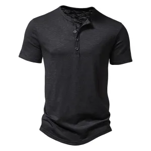 T-shirt à manches courtes en coton flammé vintage