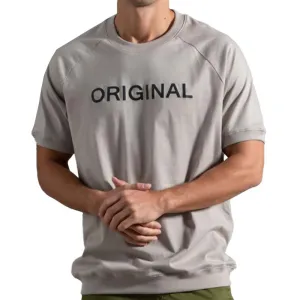 T-shirt à manches raglan avec imprimé lettre vintage
