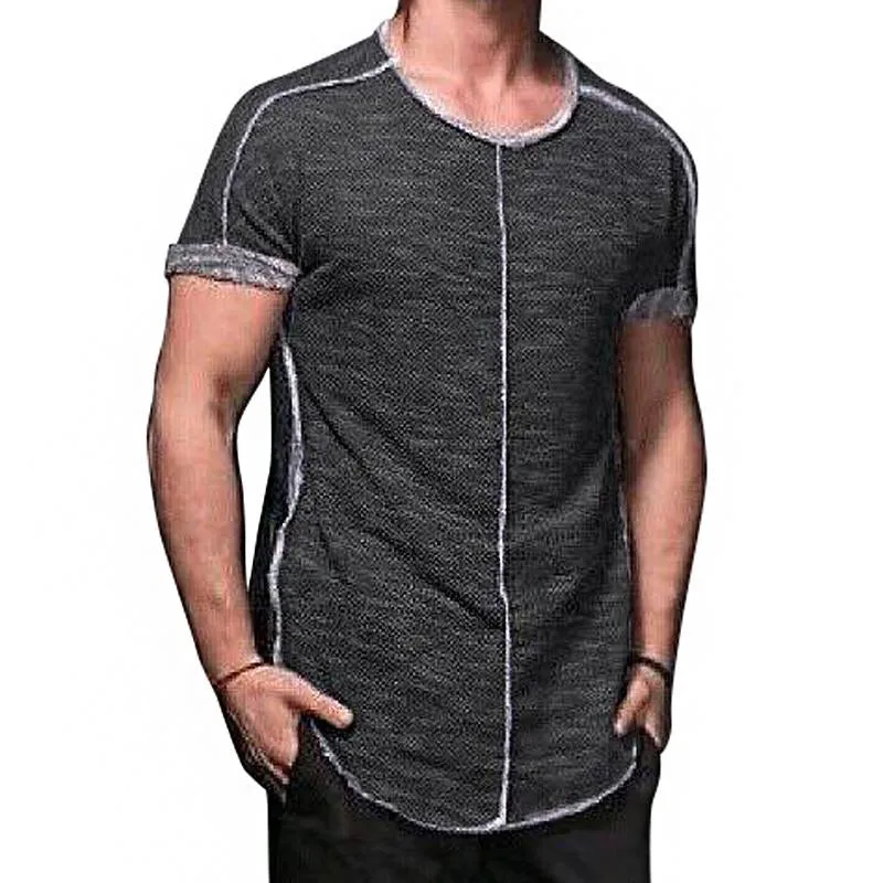 T-shirt vintage à manches courtes tendance