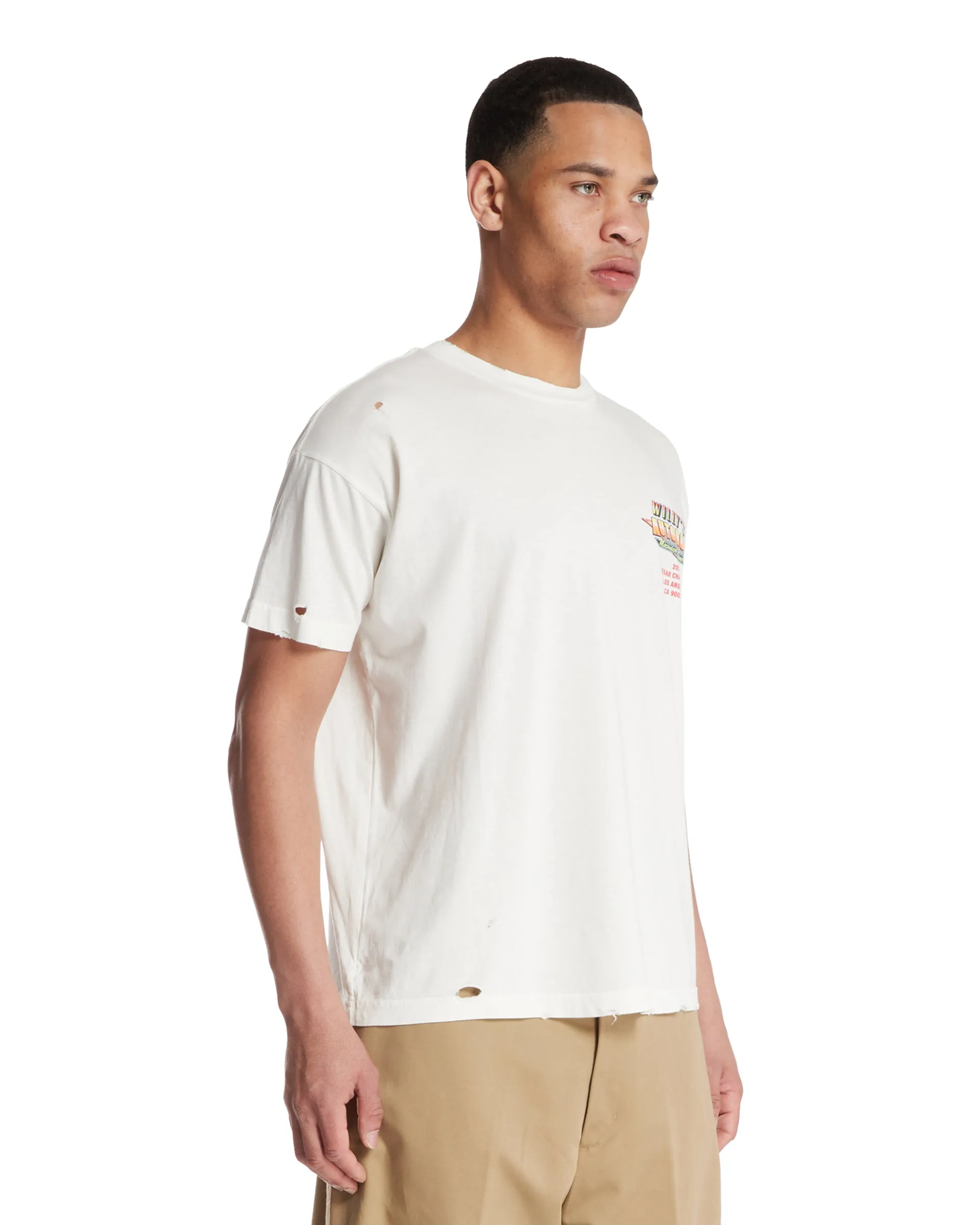 T-Shirt Willy's Autobody Easy Bianca