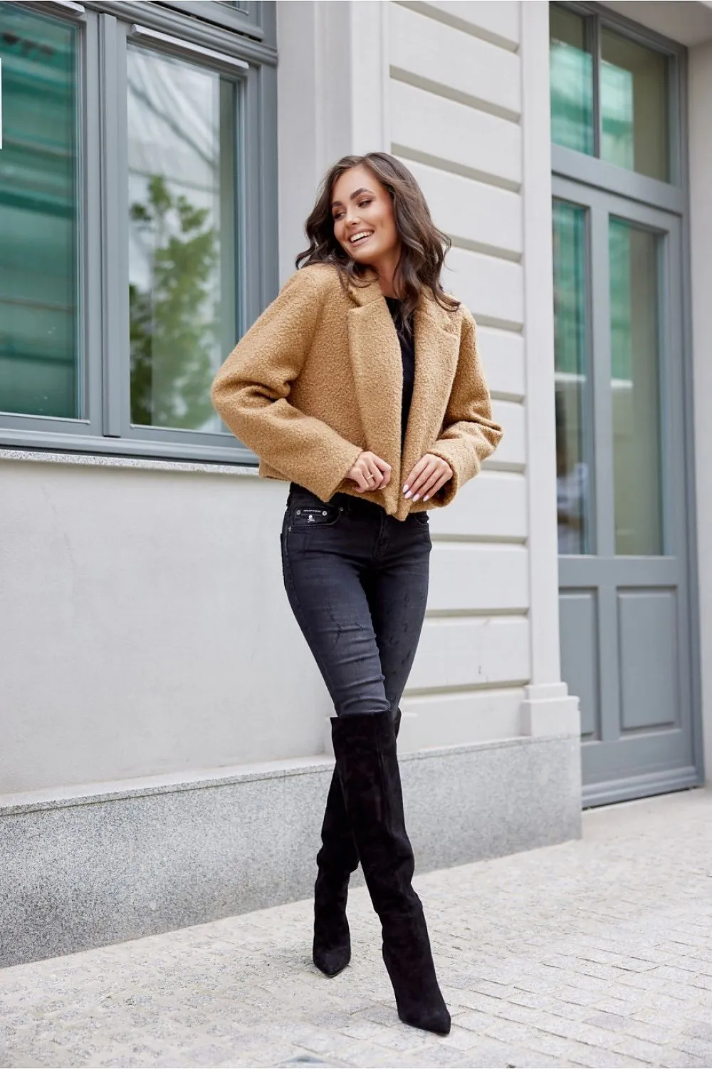 Tailored Double-Breasted Jacket
