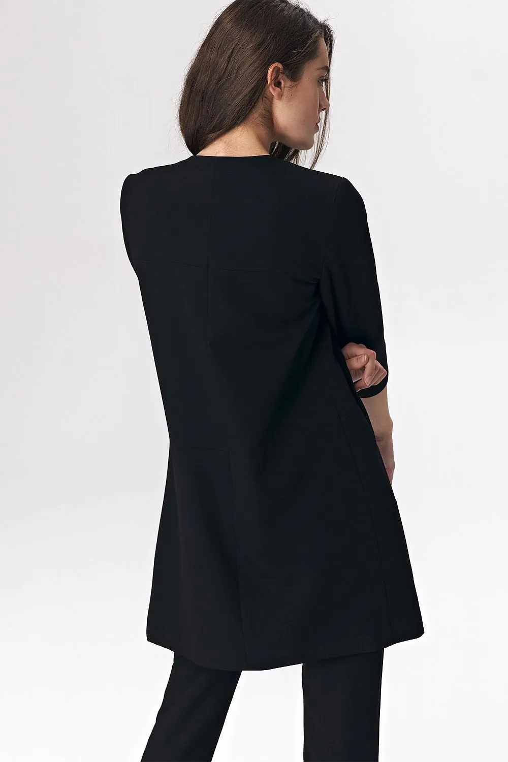 Tailored Longline Jacket Elegance