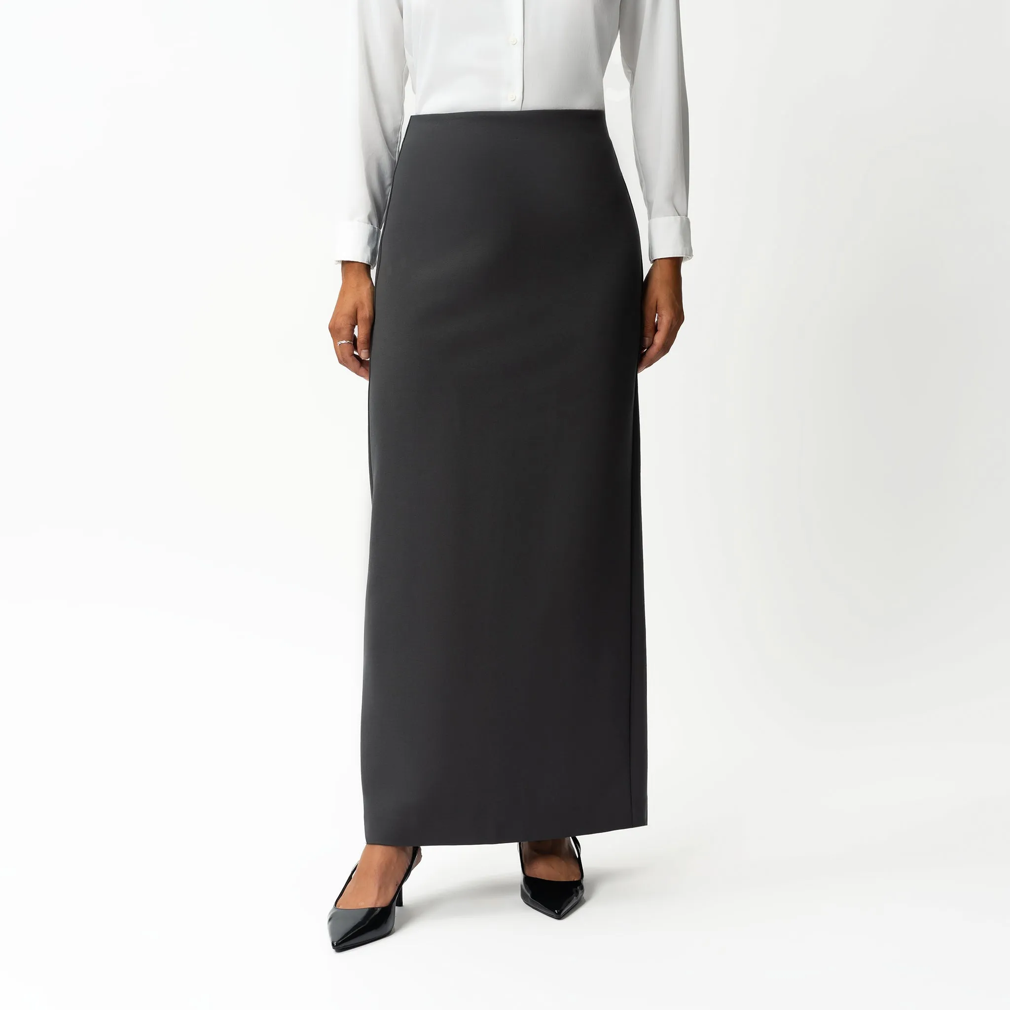 Tailored Ponte Maxi Skirt