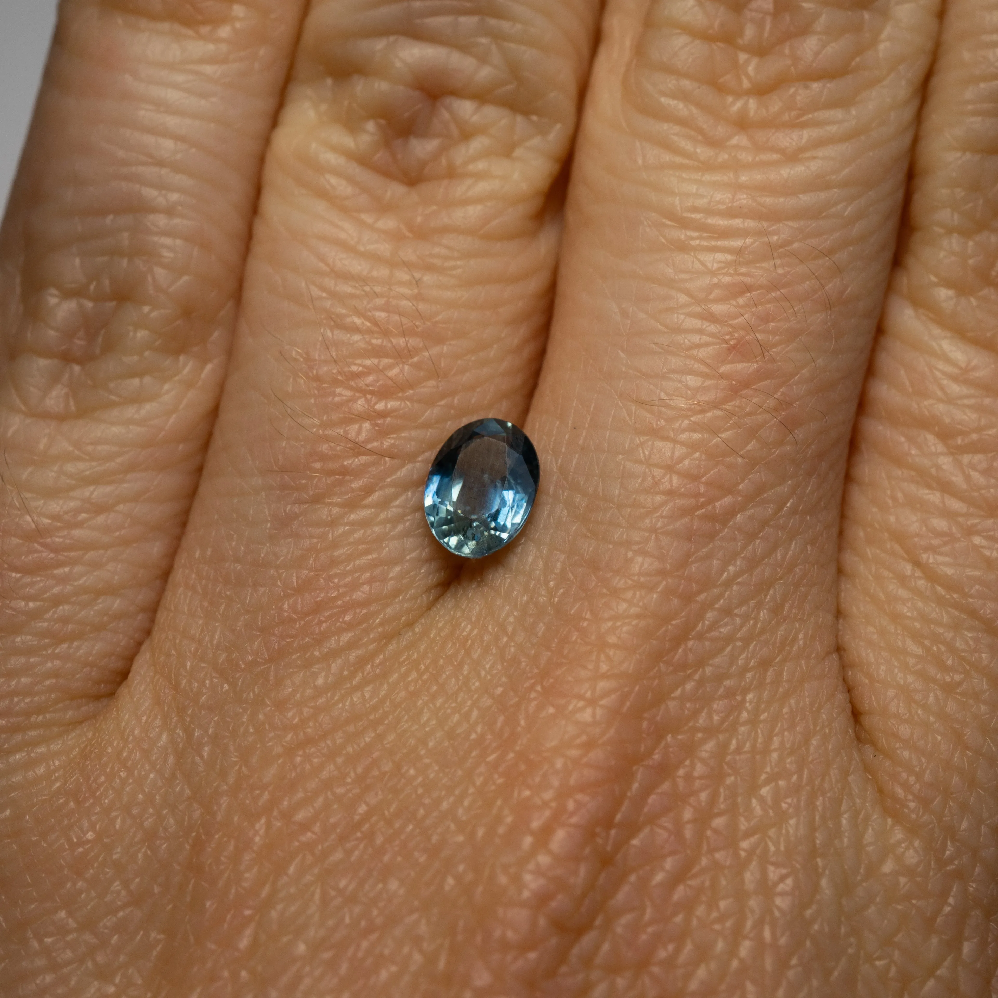 Teal-Blue Oval Sapphire | 1.02ct