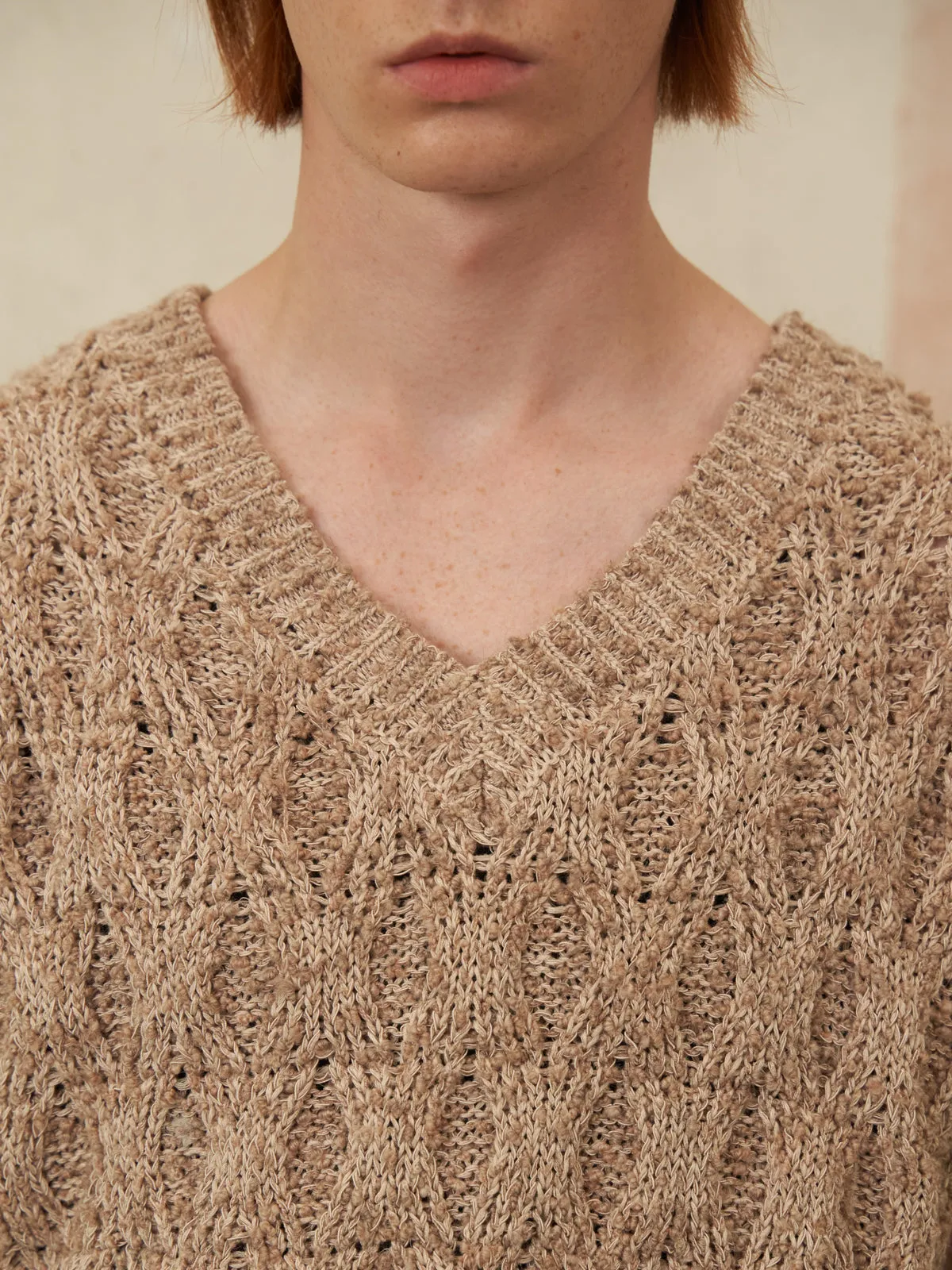 Textured Knit Vest