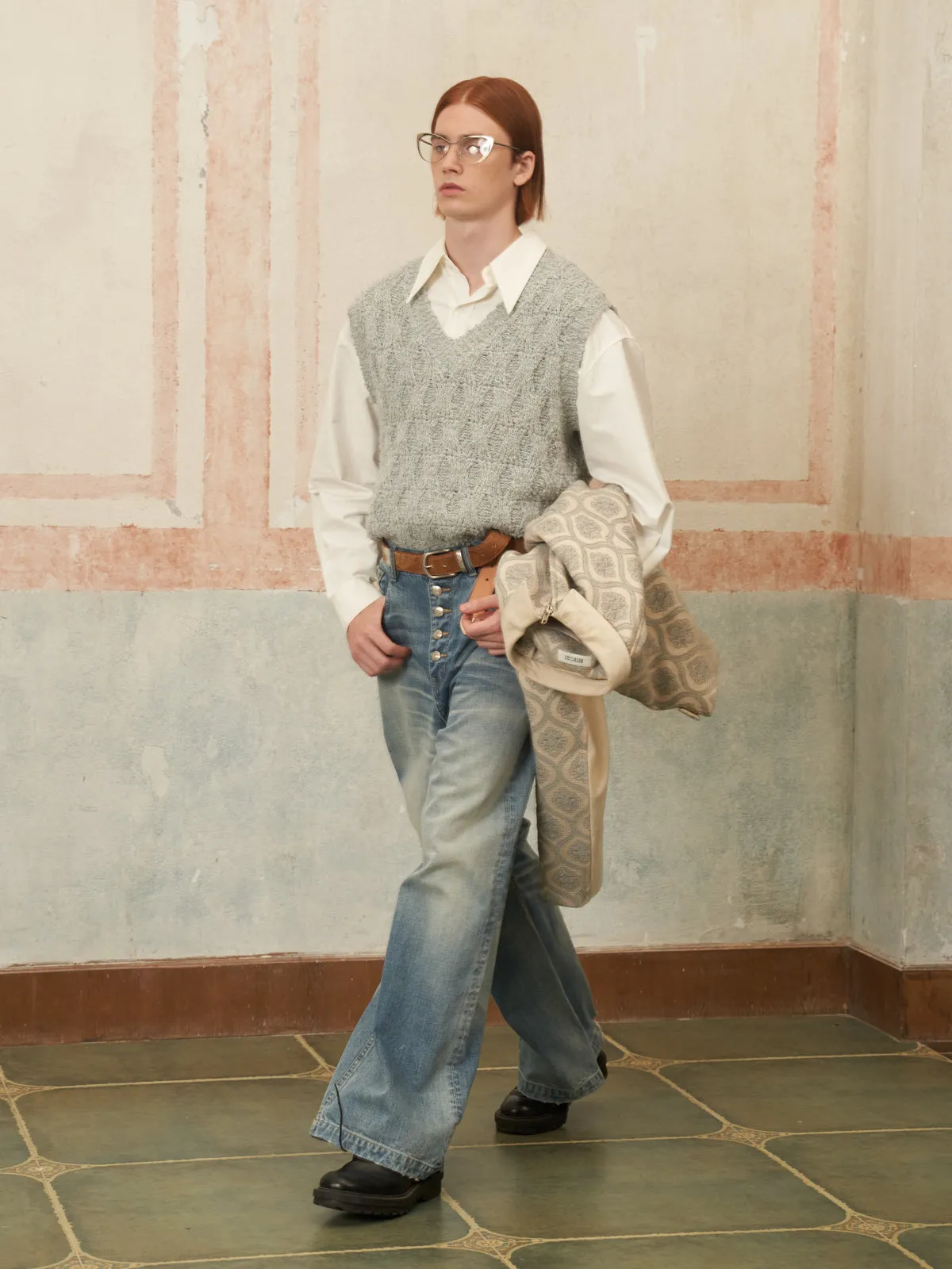 Textured Knit Vest